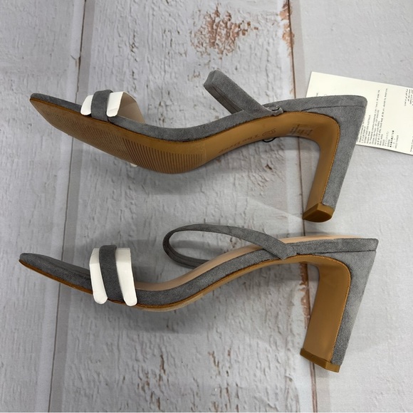 NWOB The Drop Women's Avery Square Toe Two Strap High Heeled Sandal SIZE 9.5 - Picture 11 of 17